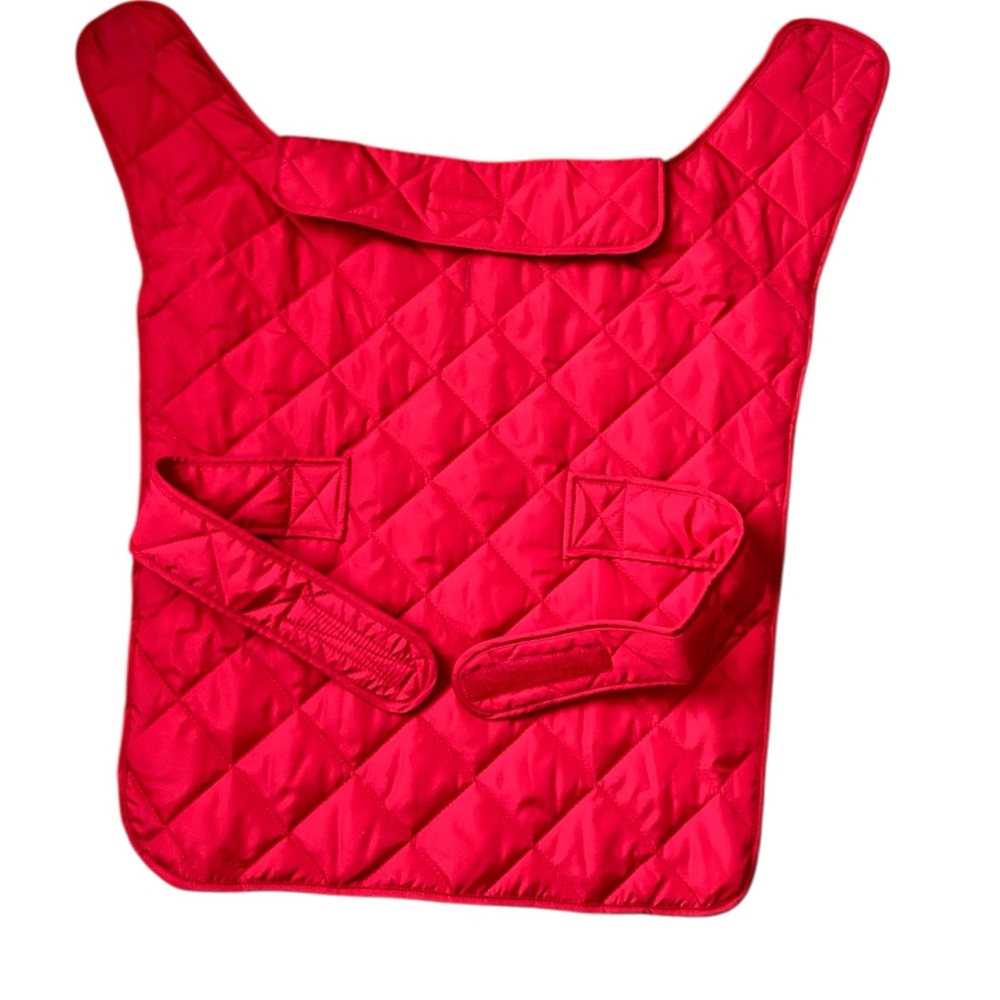 St. John’s Bark NWT Red Quilted Dog Jacket size large - Picture 2 of 5